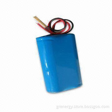 18500 Rechargeable Li-ion Battery Pack with 3.7V Nominal Voltage and 2,800mAh Nominal Capacity